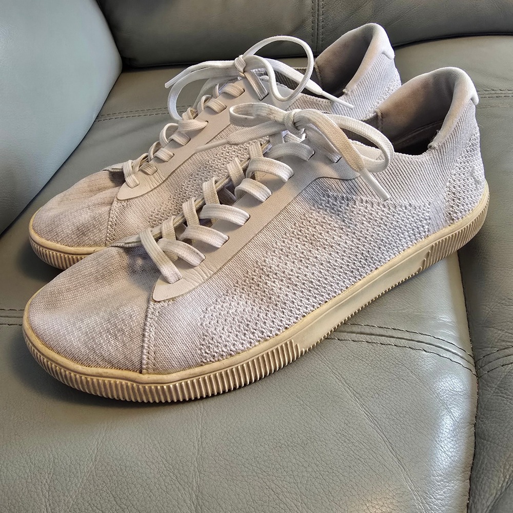 Flux Footwear Adapt Knit‎ Barefoot Sneakers White Grey Mens 8 Womens 9